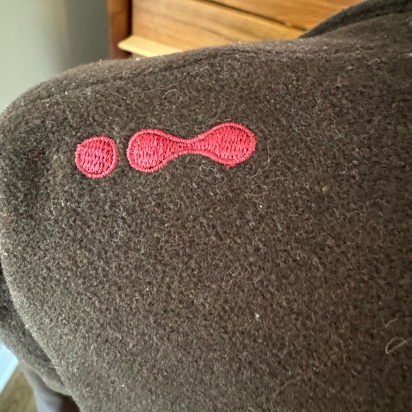 Dark brown Skunkfunk button up wool blend jacket with belt size 5 (L) - Picture 4 of 16